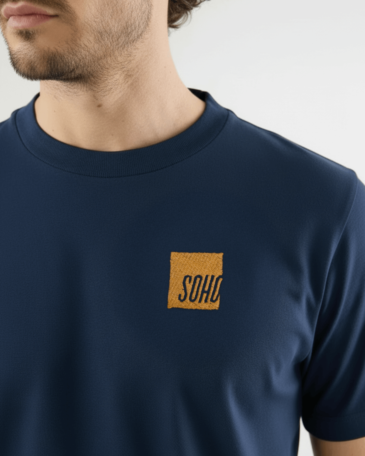 Soho Live Studios Heavyweight T Shirt, Navy Edition