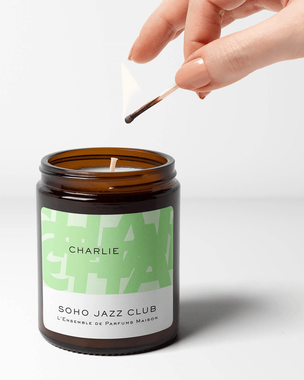 Charlie Perfumed Candle with Citrus and Saffron