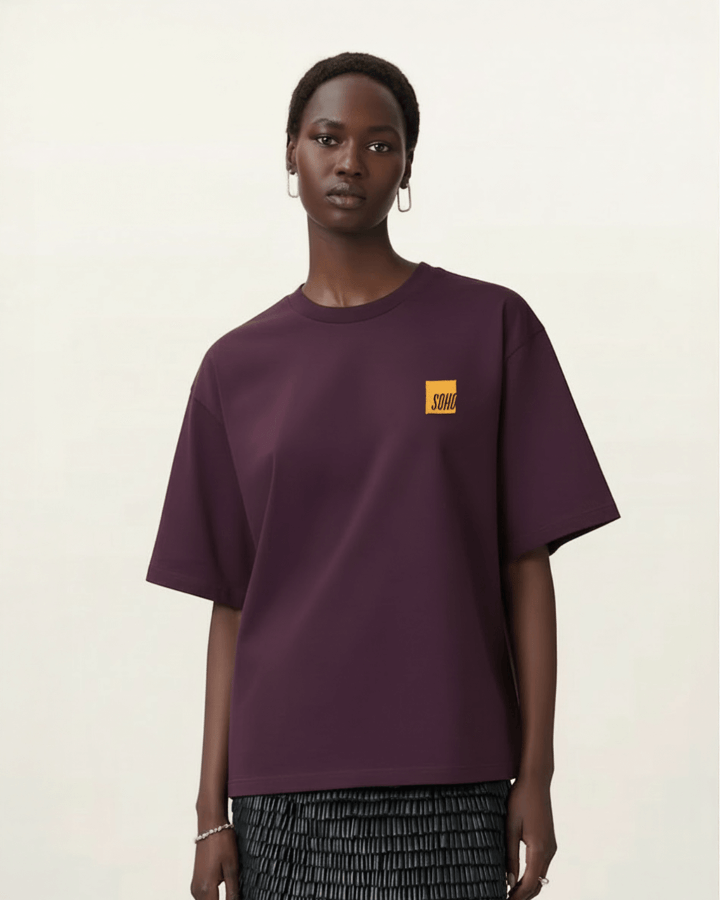 Soho Live Studios Heavyweight T Shirt, Merlot Edition