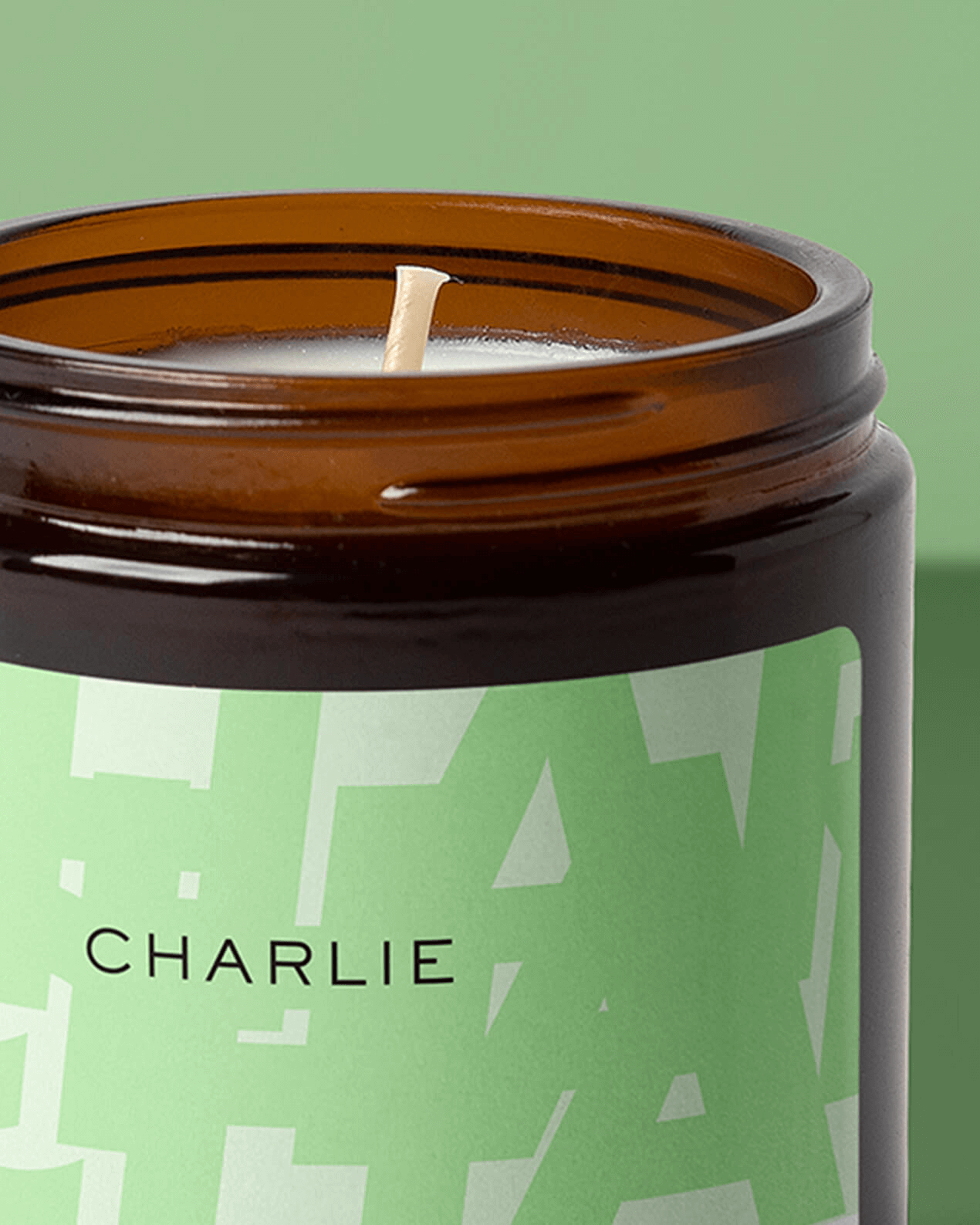 Charlie Perfumed Candle with Citrus and Saffron