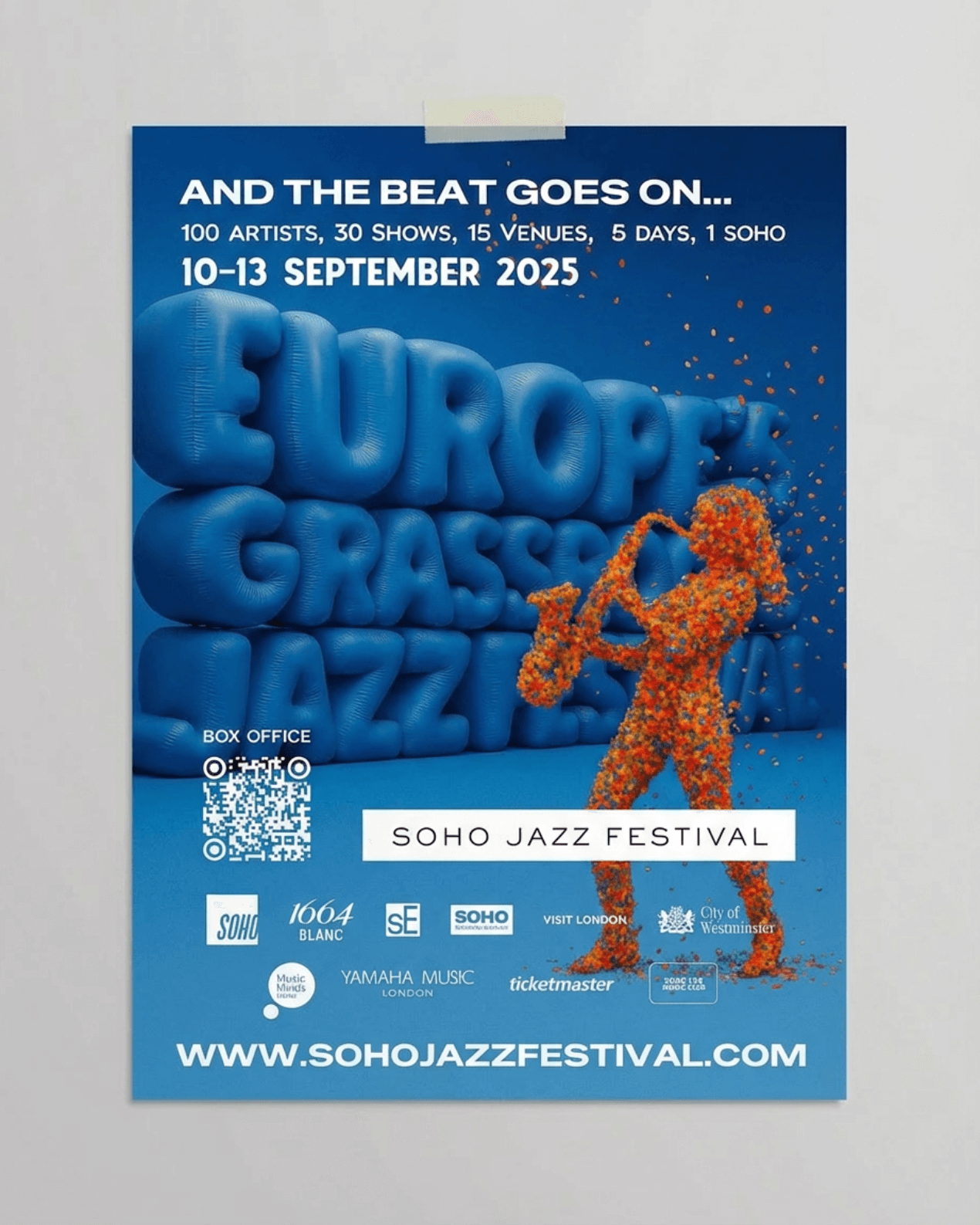 Soho Jazz Festival 2025 Poster