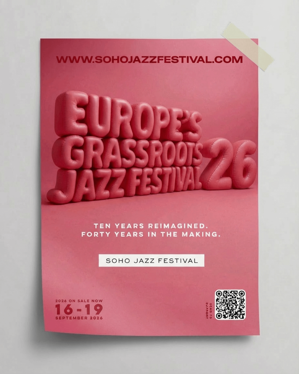 Soho Jazz Festival 2026 Poster