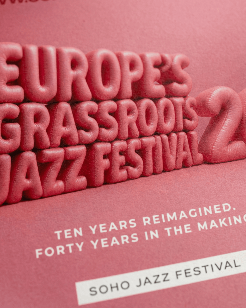 Soho Jazz Festival 2026 Poster