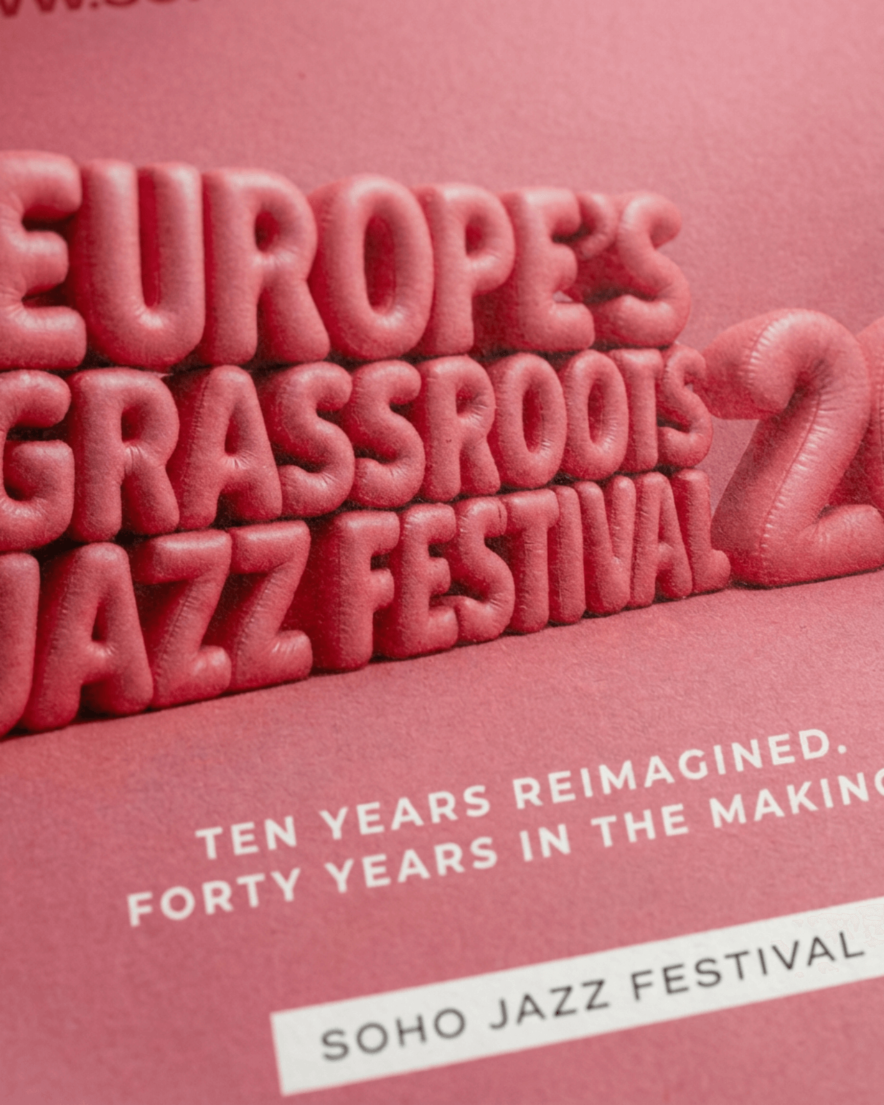 Soho Jazz Festival 2026 Poster