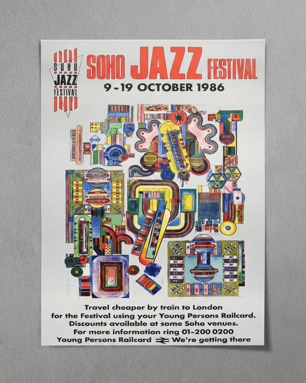 Soho Jazz Festival 1986 Poster