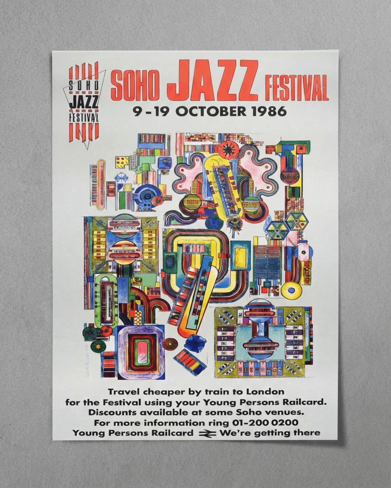Soho Jazz Festival 1986 Poster