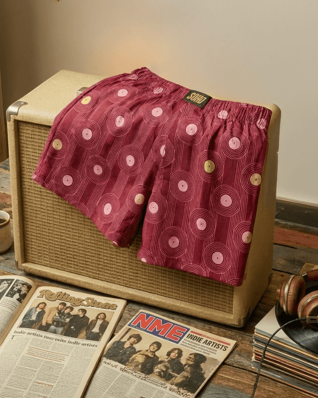Soho Vinyl Boxer Shorts