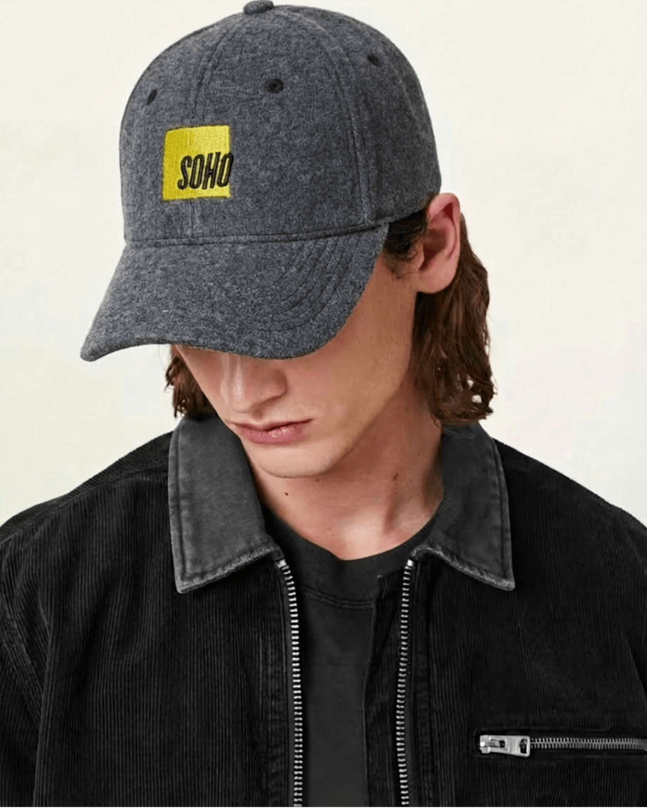 Soho Square Felt Baseball Cap