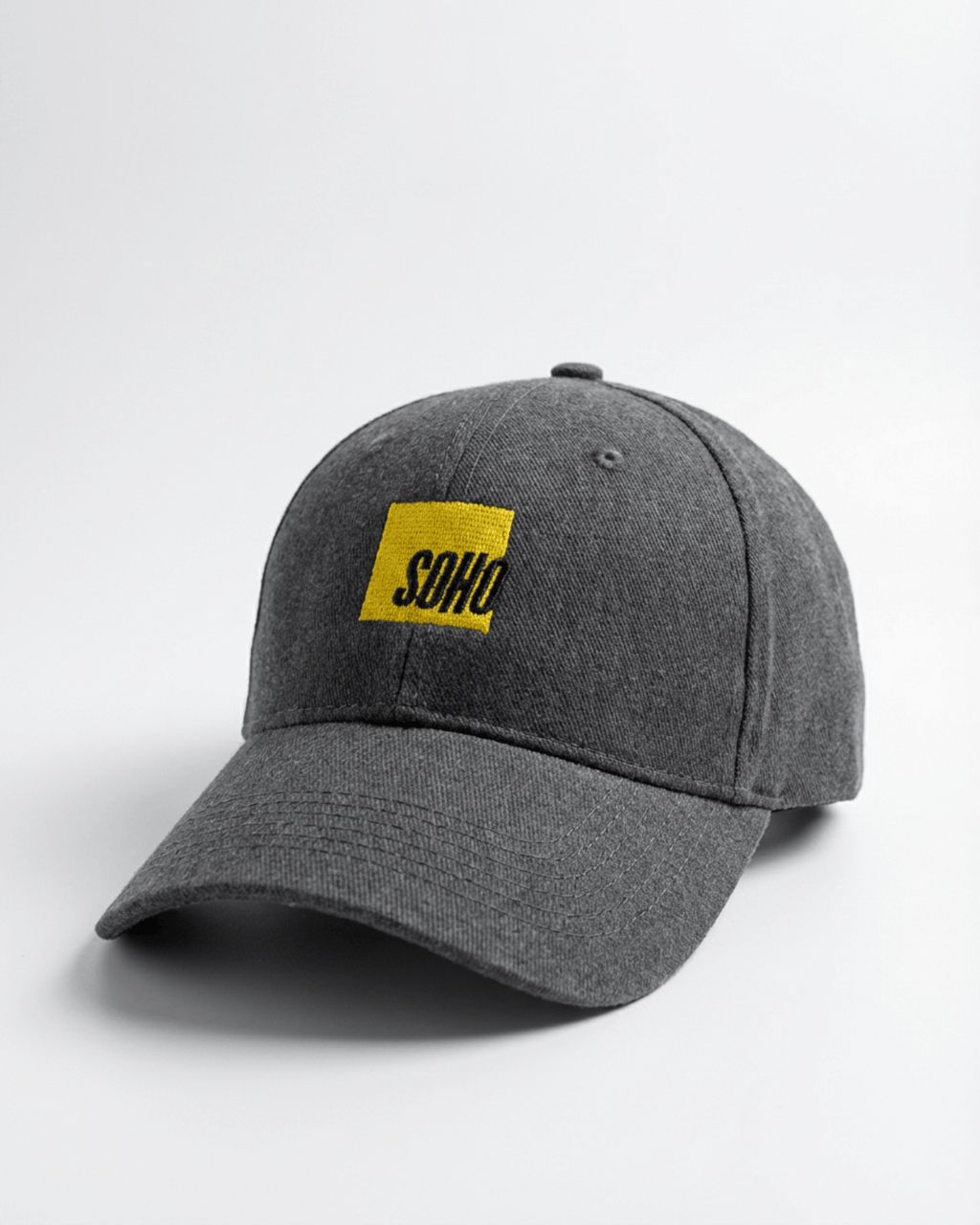 Soho Square Felt Baseball Cap