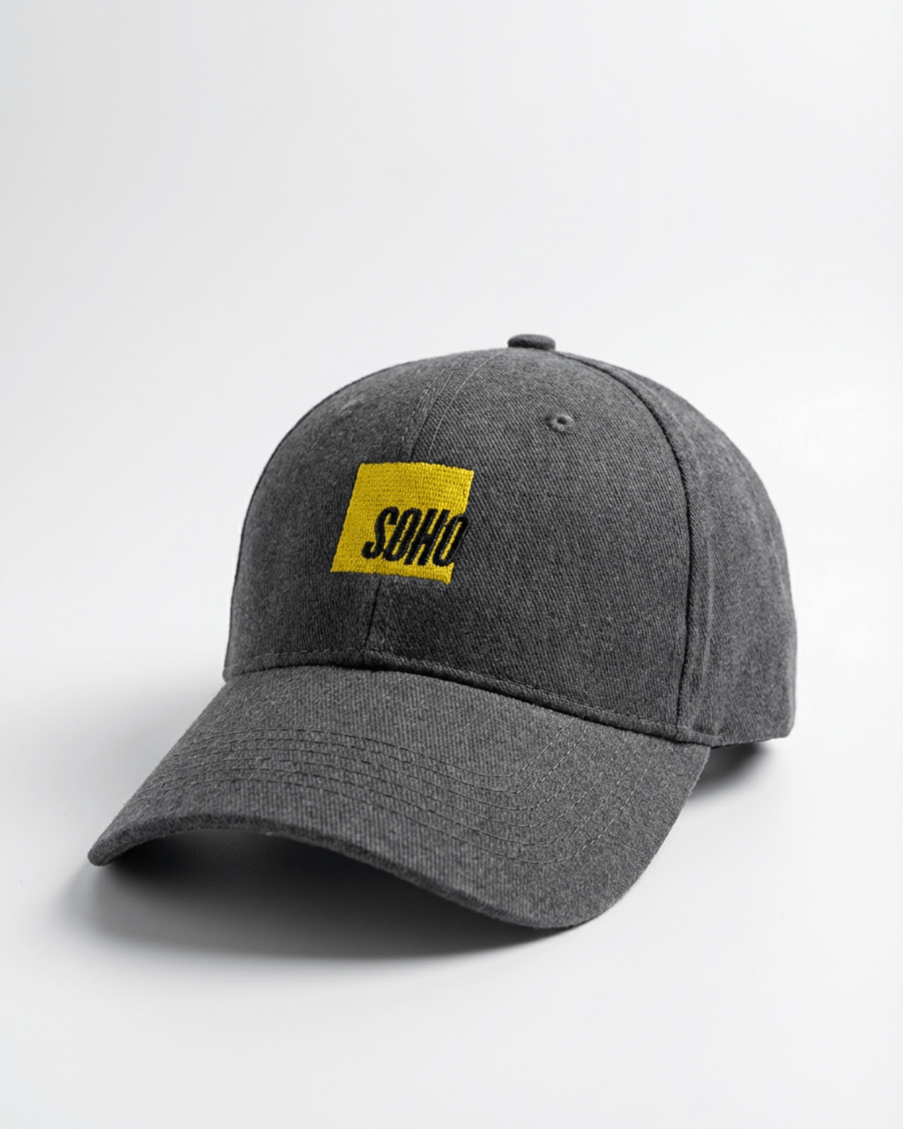 Soho Square Felt Baseball Cap