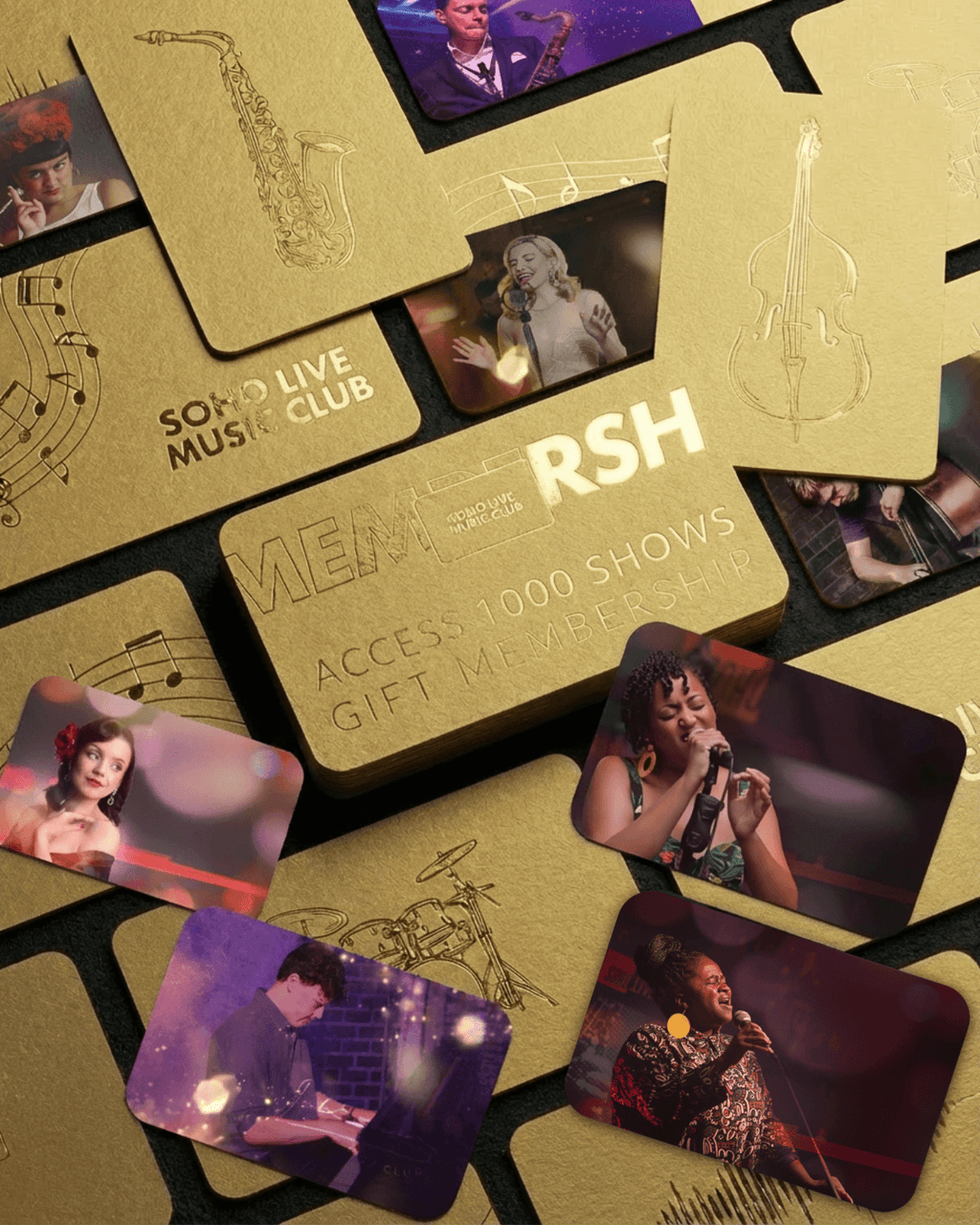 Soho Live Music Club Gift Membership, Physical