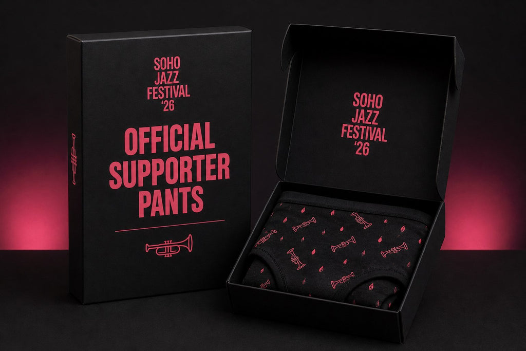 Official Supporter Pants box, open and closed